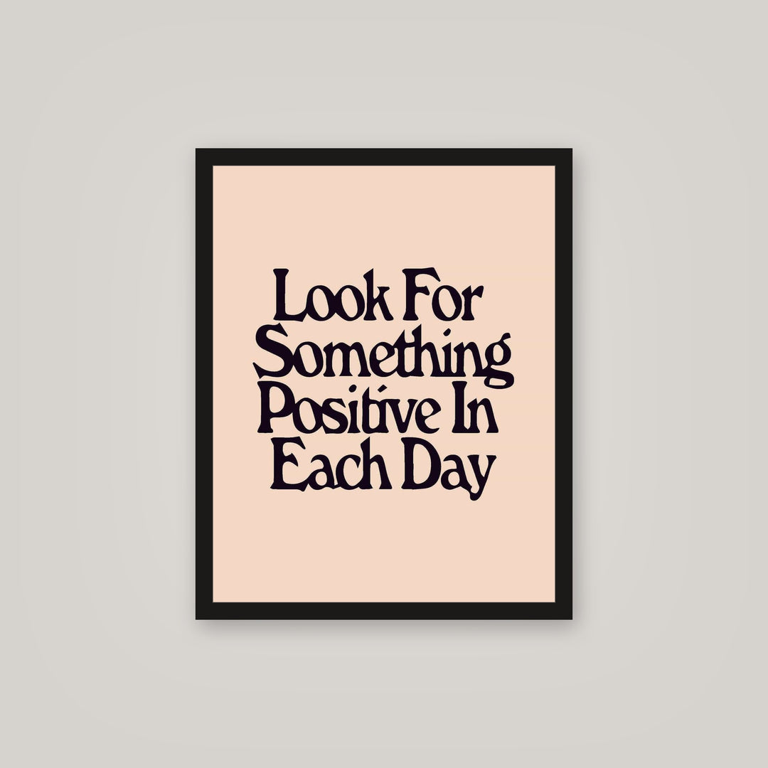 [auto-mockup] POSITIVE THOUGHTS POSTER - 16 x 20 in.