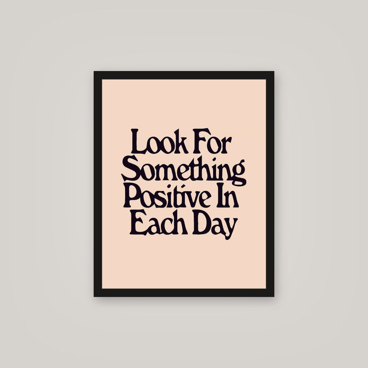 [auto-mockup] POSITIVE THOUGHTS POSTER - 16 x 20 in.