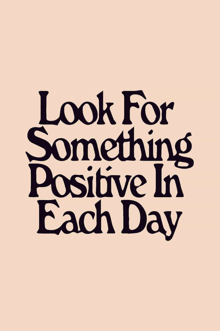 POSITIVE THOUGHTS POSTER - PosterFi