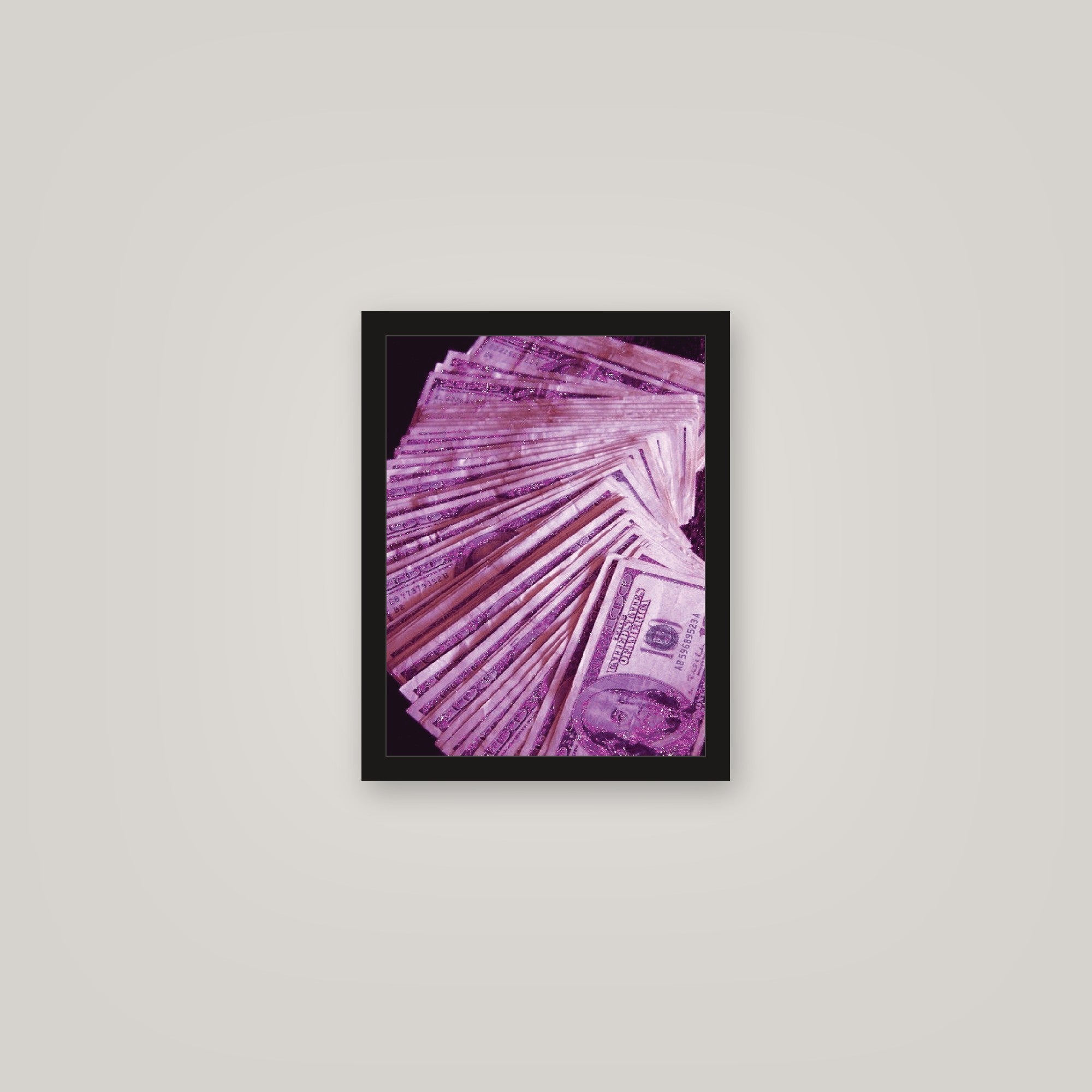 [auto-mockup] PURPLE MONEY POSTER - 11 x 14in.