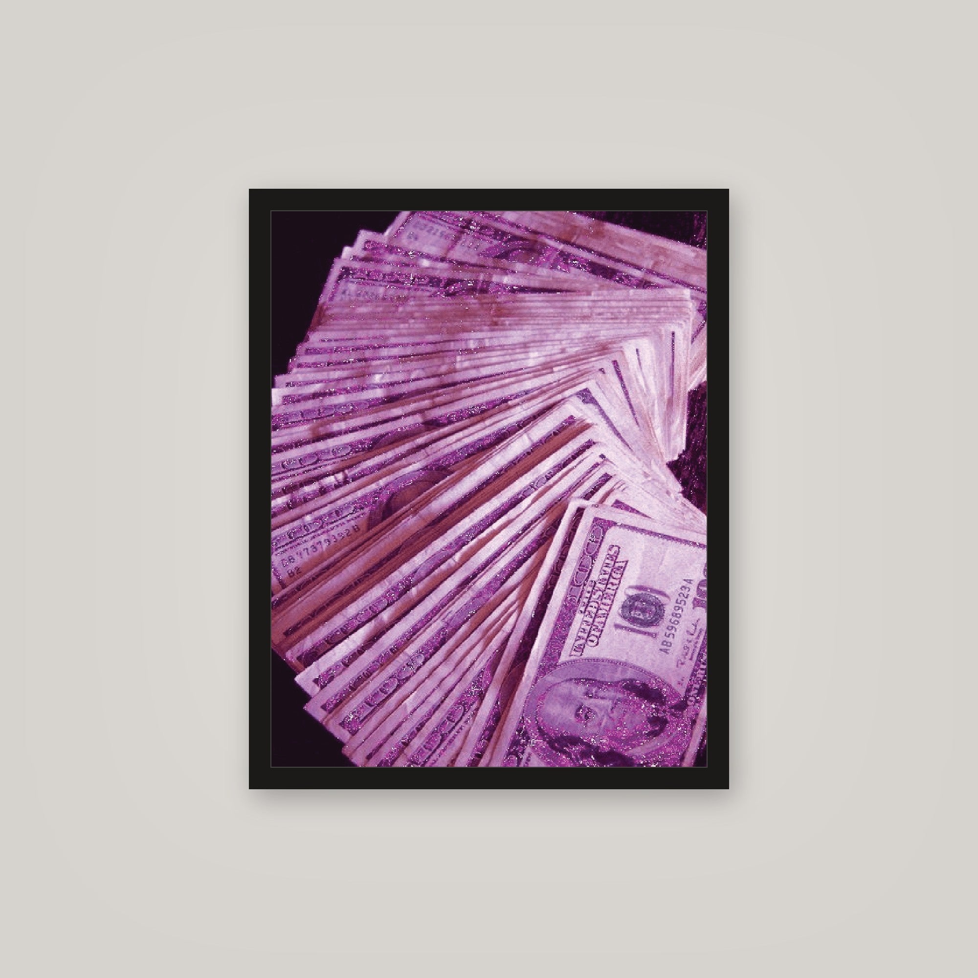 [auto-mockup] PURPLE MONEY POSTER - 16 x 20in.