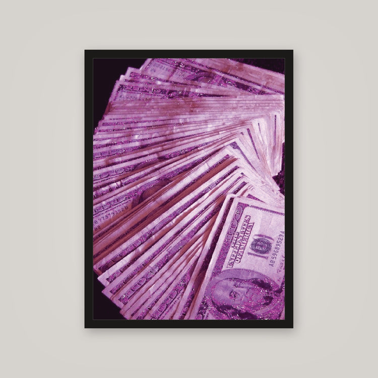 [auto-mockup] PURPLE MONEY POSTER - 18 x 24in.