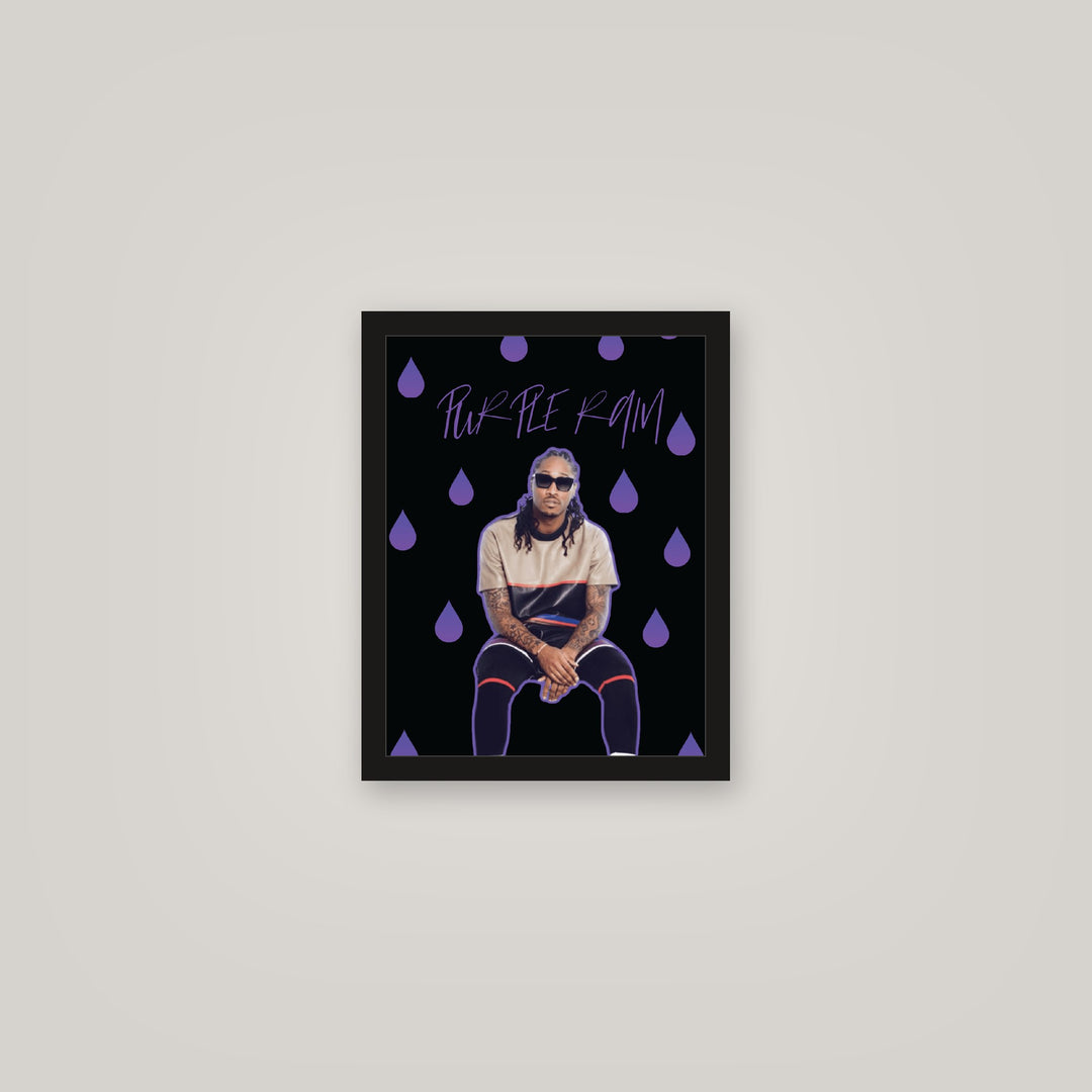 [auto-mockup] PURPLE RAIN POSTER - 11 x 14in.