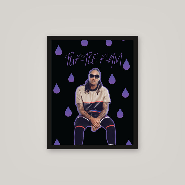 [auto-mockup] PURPLE RAIN POSTER - 16 x 20in.