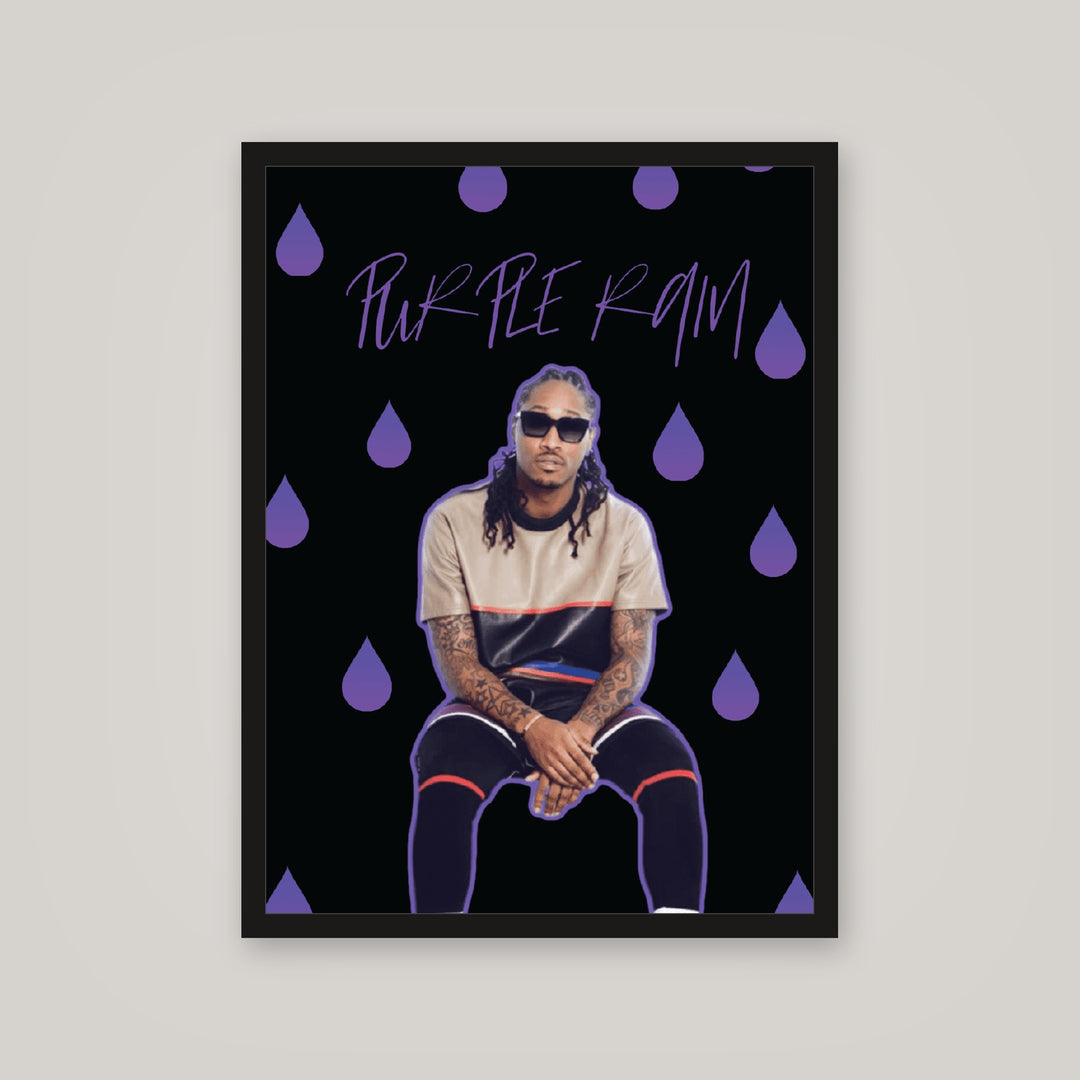 [auto-mockup] PURPLE RAIN POSTER - 18 x 24in.