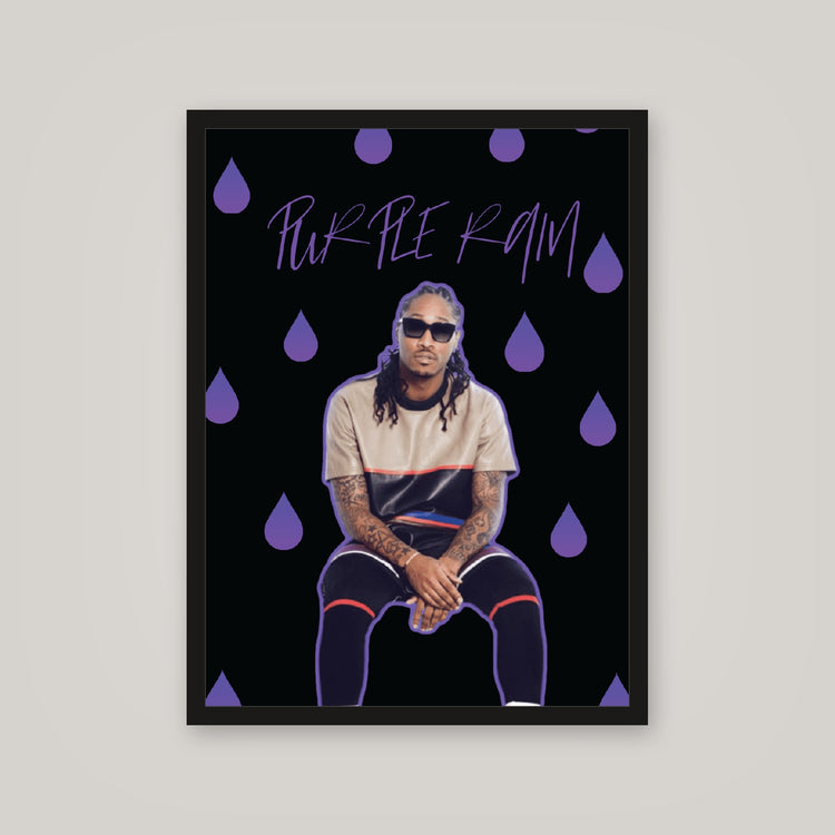 [auto-mockup] PURPLE RAIN POSTER - 18 x 24in.