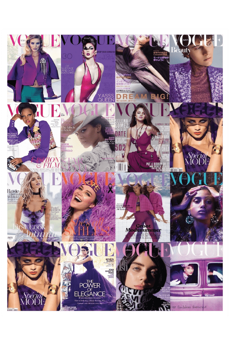 PURPLE V COVER POSTER - PosterFi