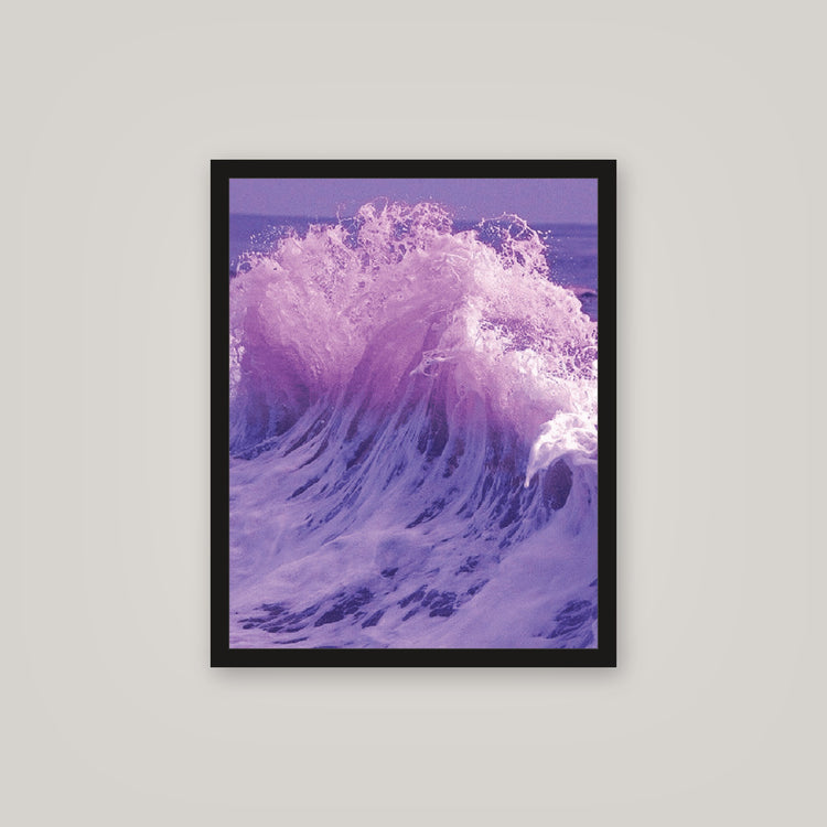 [auto-mockup] PURPLE WAVES POSTER - 16 x 20in.