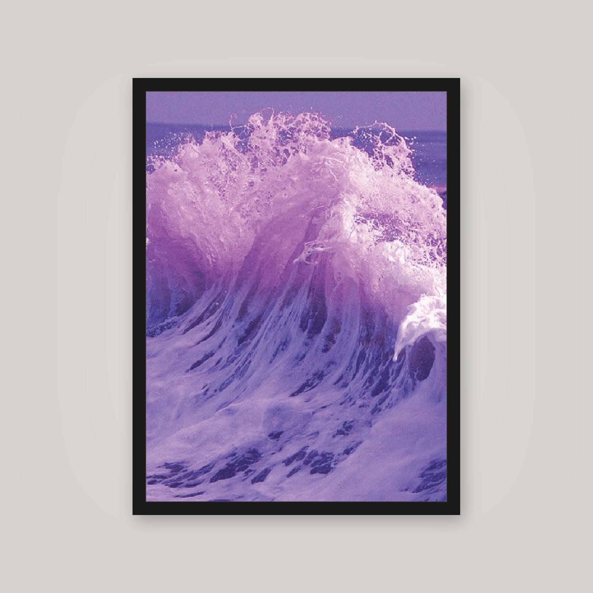 [auto-mockup] PURPLE WAVES POSTER - 18 x 24in.
