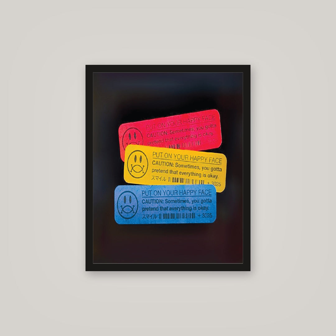 [auto-mockup] PUT ON A HAPPY FACE POSTER - 16 x 20in.