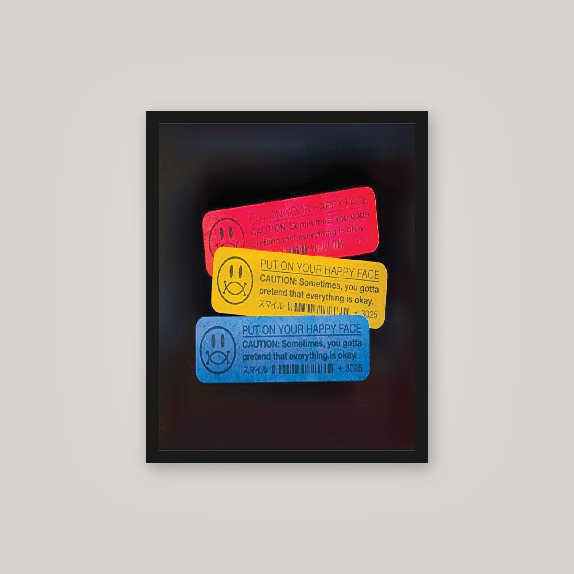 [auto-mockup] PUT ON A HAPPY FACE POSTER - 16 x 20in.