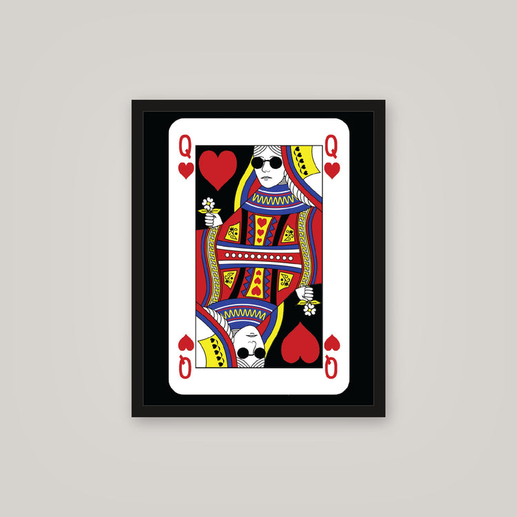 [auto-mockup] QUEEN CARD POSTER - 16 x 20in.