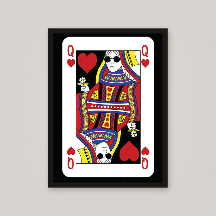 [auto-mockup] QUEEN CARD POSTER - 18 x 24in.