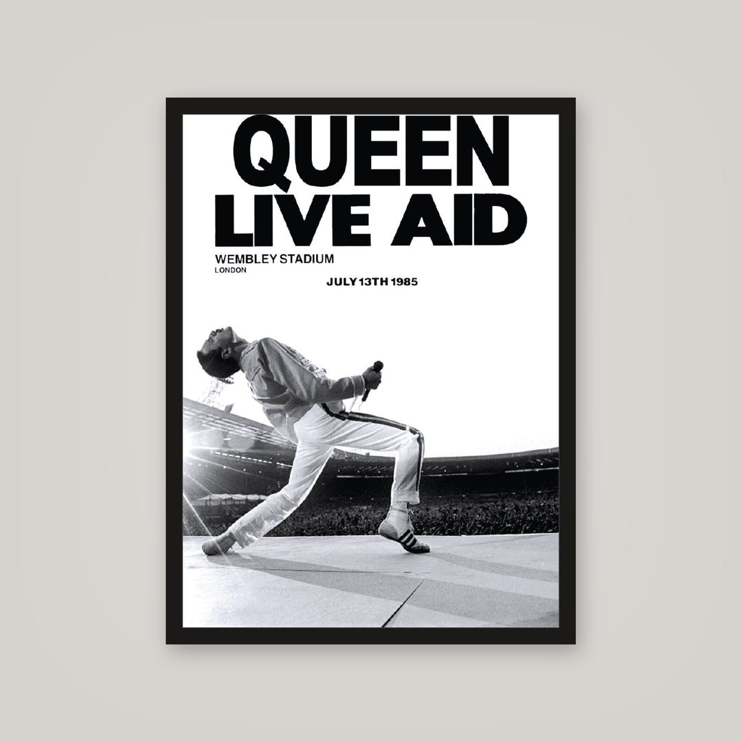 [auto-mockup] QUEEN LIVE AID POSTER - 18 x 24in.