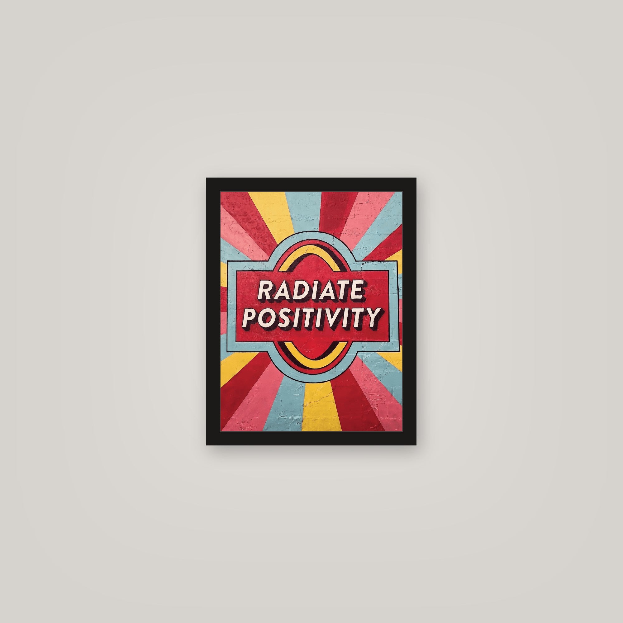 [auto-mockup] RADIATE POSITIVITY POSTER - 11 x 14in.