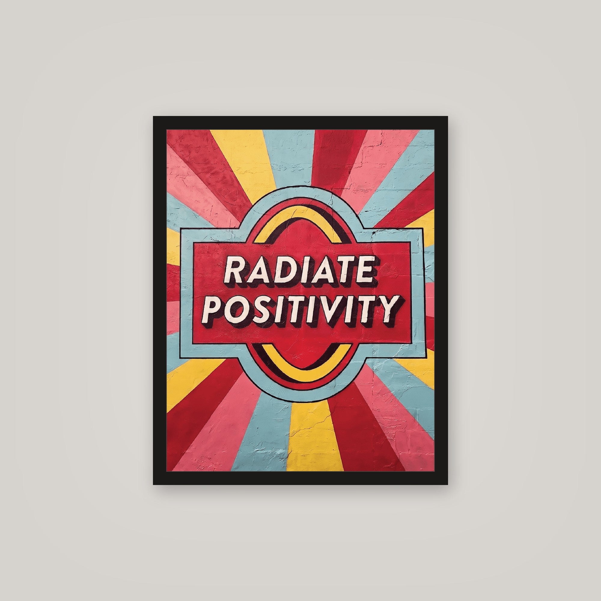 [auto-mockup] RADIATE POSITIVITY POSTER - 16 x 20in.