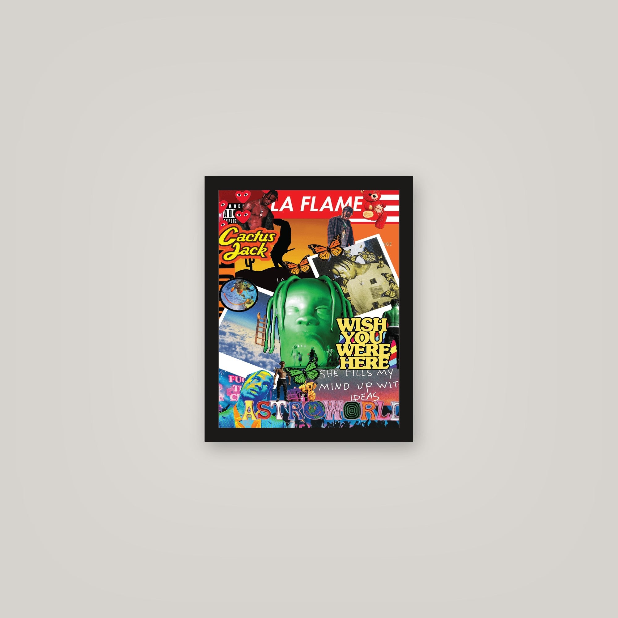 [auto-mockup] RAINBOW FLAME POSTER - 11 x 14in.