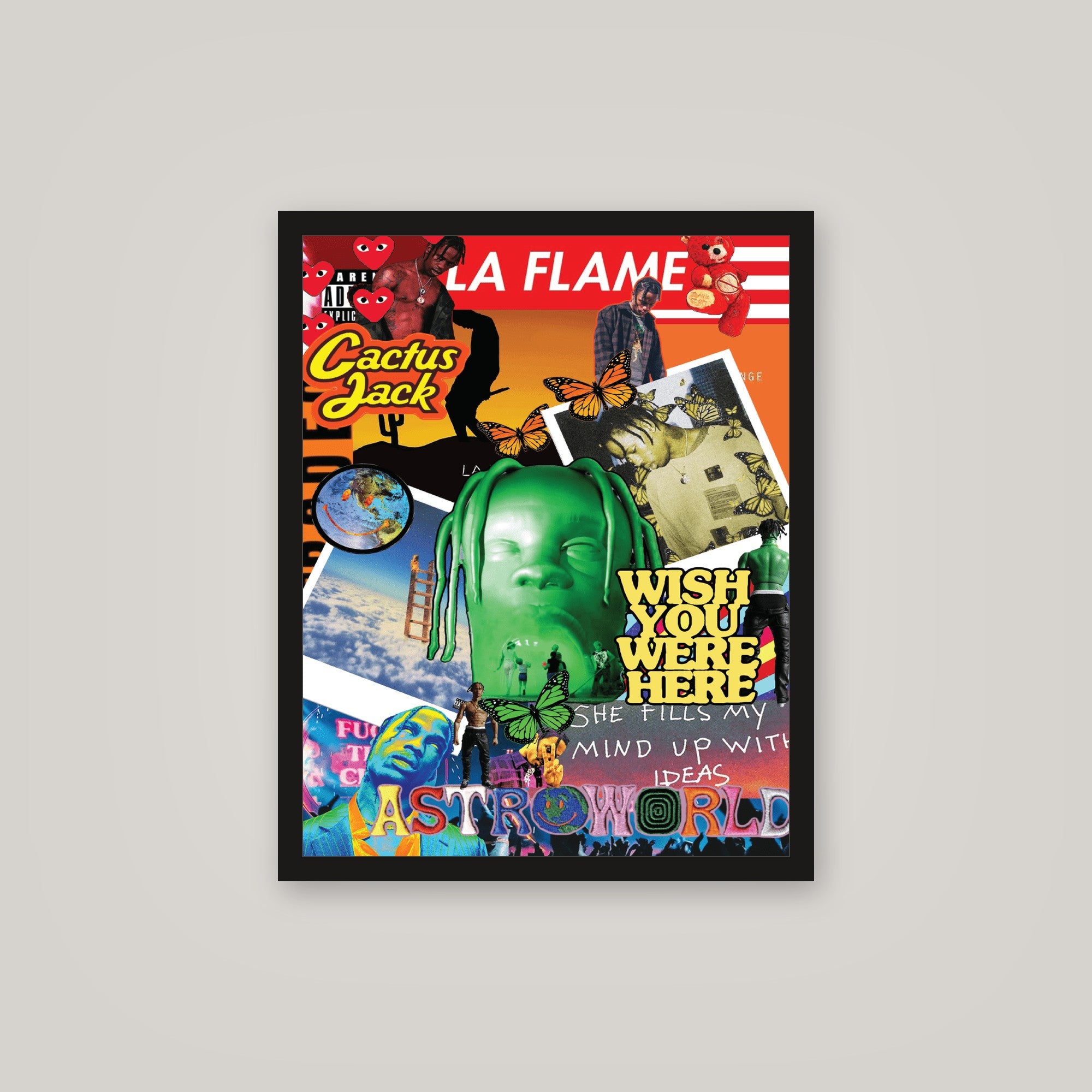 [auto-mockup] RAINBOW FLAME POSTER - 16 x 20in.