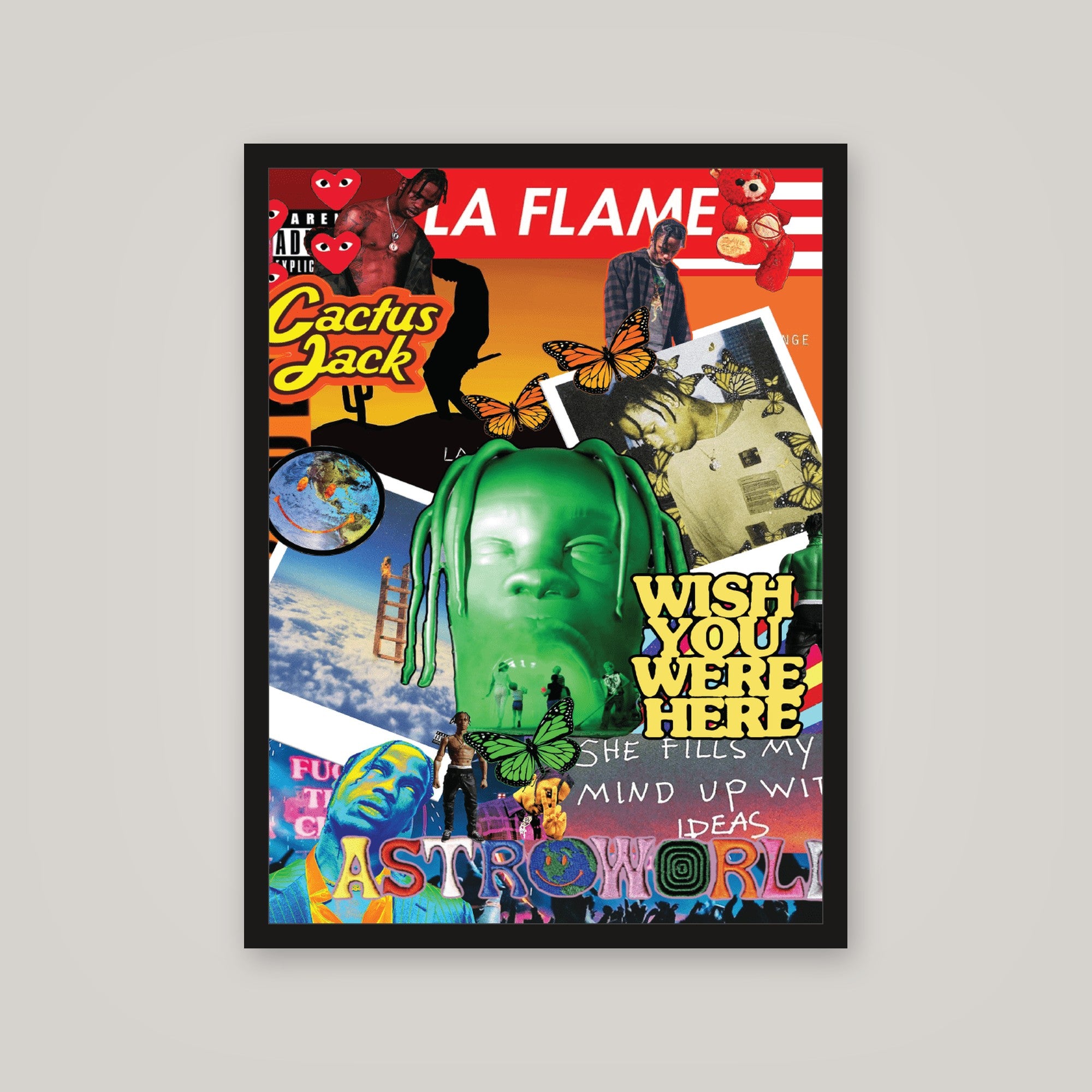 [auto-mockup] RAINBOW FLAME POSTER - 18 x 24in.