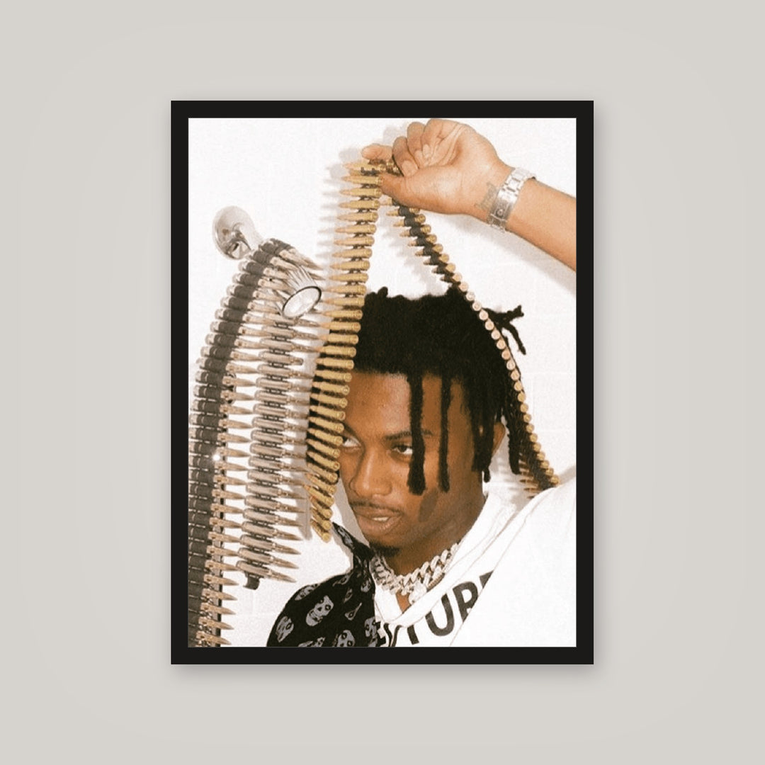 [auto-mockup] RAINING BULLETS POSTER - 18 x 24in.