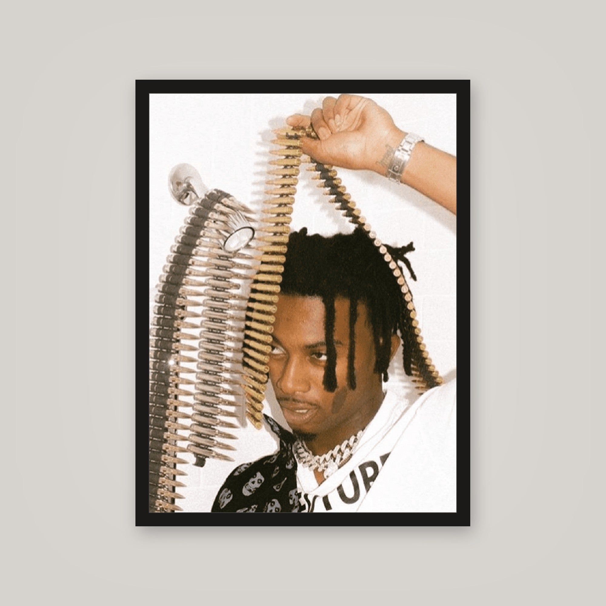 [auto-mockup] RAINING BULLETS POSTER - 18 x 24in.