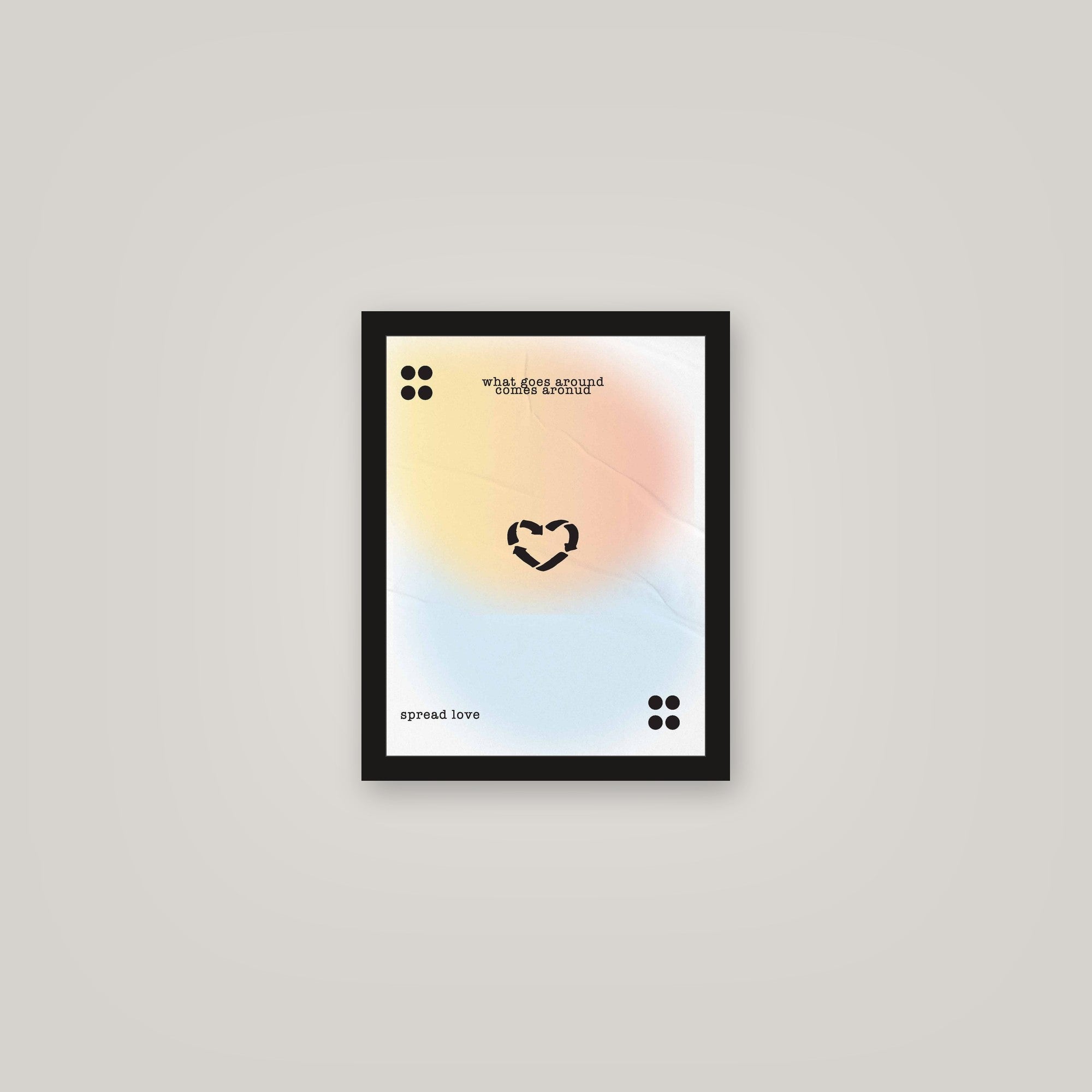 [auto-mockup] RECYCLE YOUR LOVE POSTER - 11 x 14in.