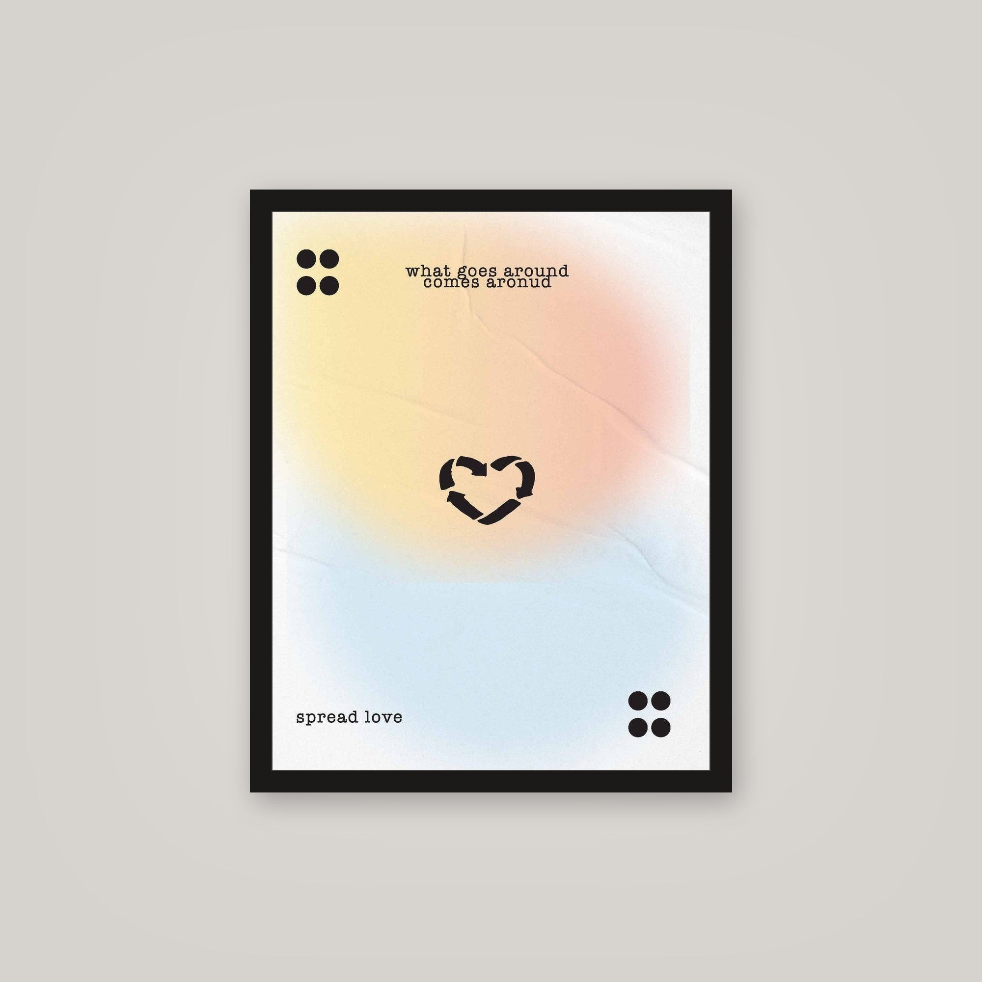 [auto-mockup] RECYCLE YOUR LOVE POSTER - 16 x 20 in.