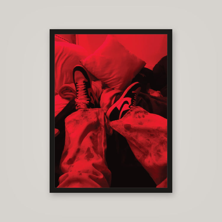 [auto-mockup] RED FEET POSTER - 18 x 24in.