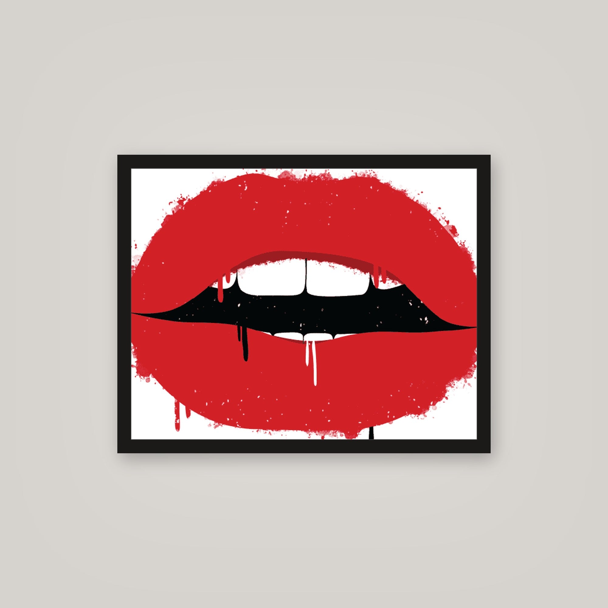 [auto-mockup] RED LIPS POSTER - 16 x 20in.