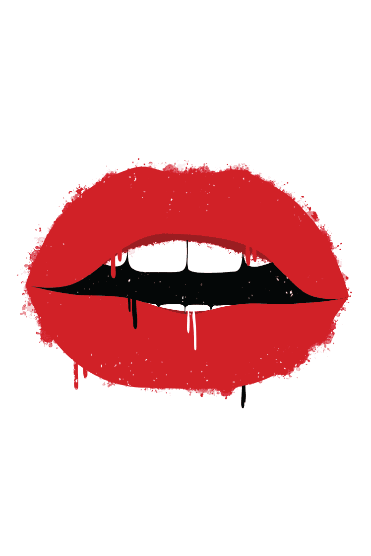 RED LIPS POSTER - PosterFi