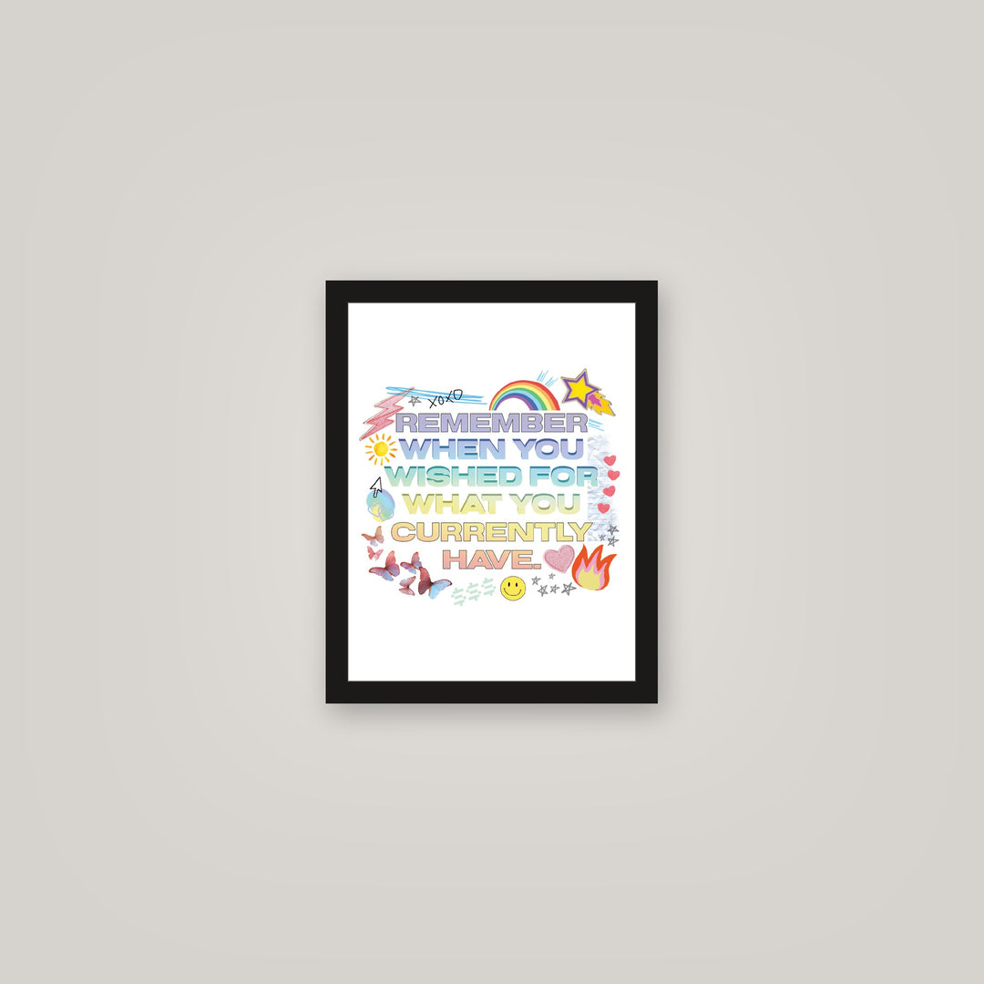 [auto-mockup] REMEMBER YOU WISHED POSTER - 11 x 14in.