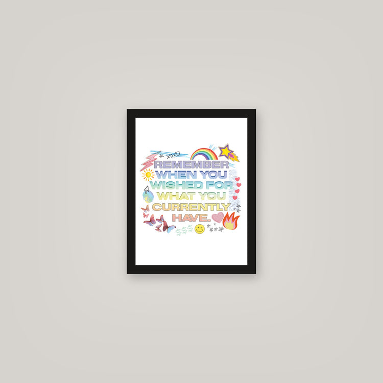 [auto-mockup] REMEMBER YOU WISHED POSTER - 11 x 14in.