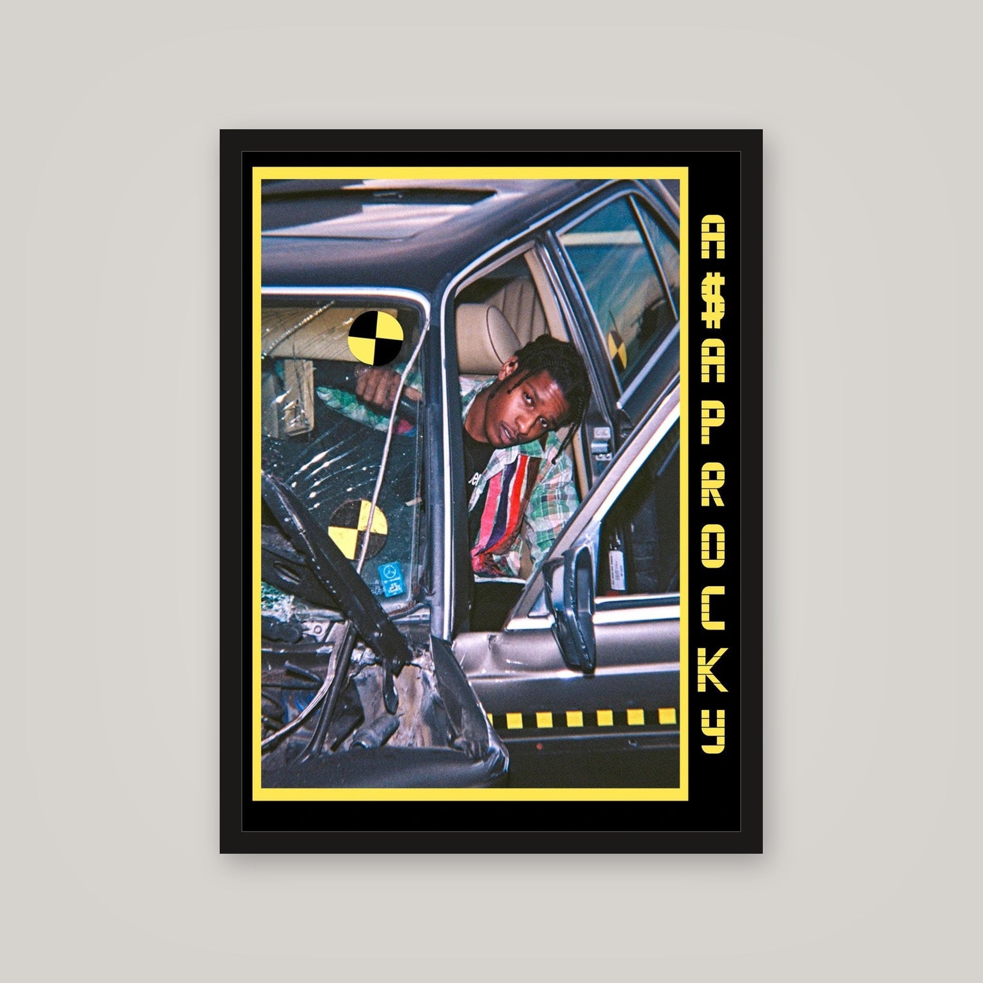 [auto-mockup] ROCKY BLACK YELLOW POSTER - 18 x 24in.