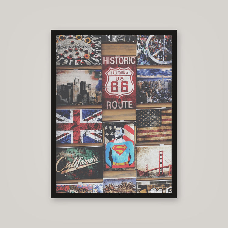 [auto-mockup] ROUTE 66 POSTER - 18 x 24in.