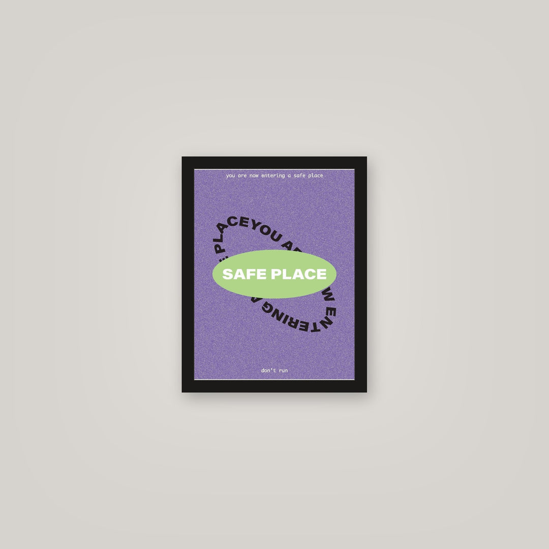 [auto-mockup] SAFE PLACE POSTER - 11 x 14in.
