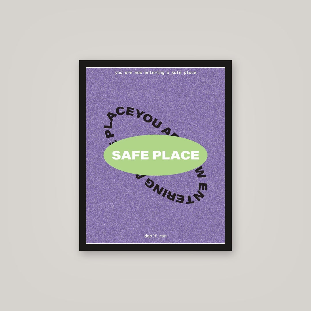 [auto-mockup] SAFE PLACE POSTER - 16 x 20 in.