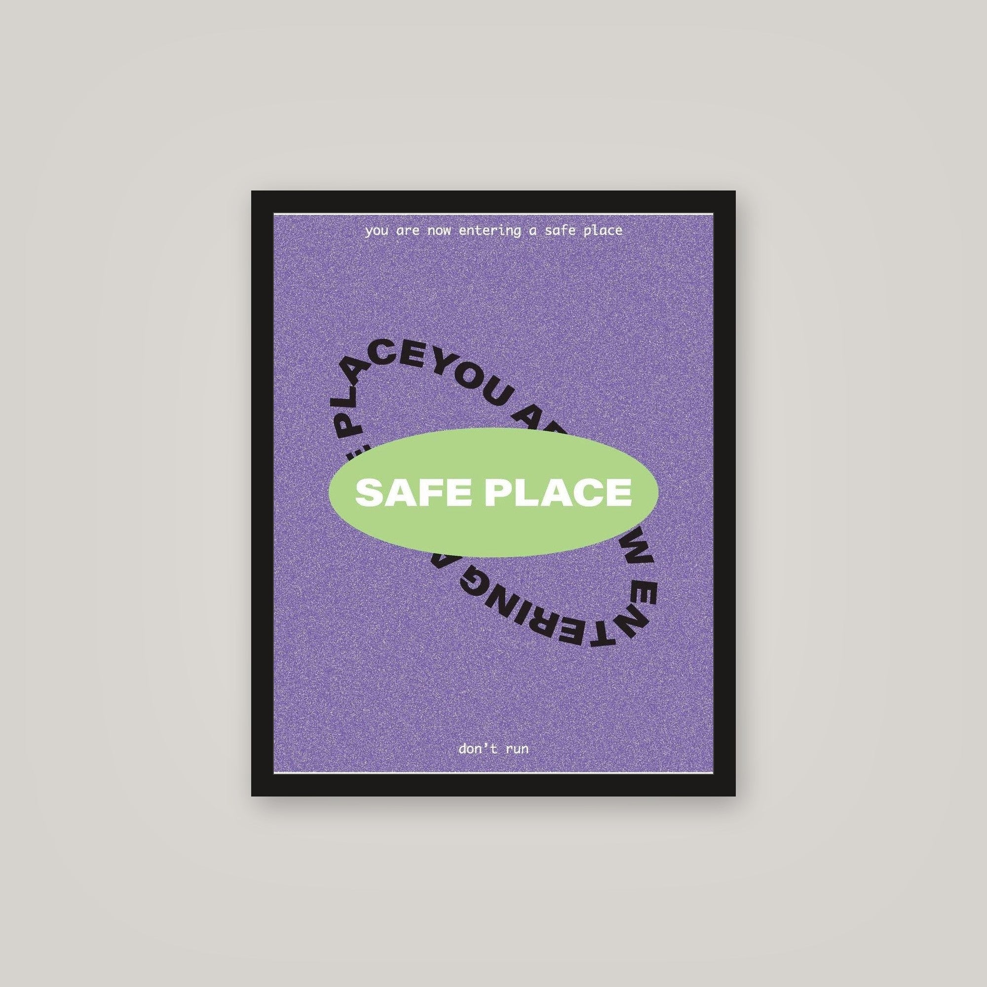 [auto-mockup] SAFE PLACE POSTER - 16 x 20 in.