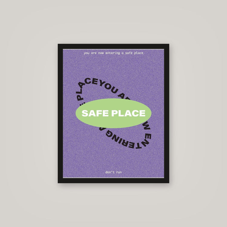 [auto-mockup] SAFE PLACE POSTER - 16 x 20 in.