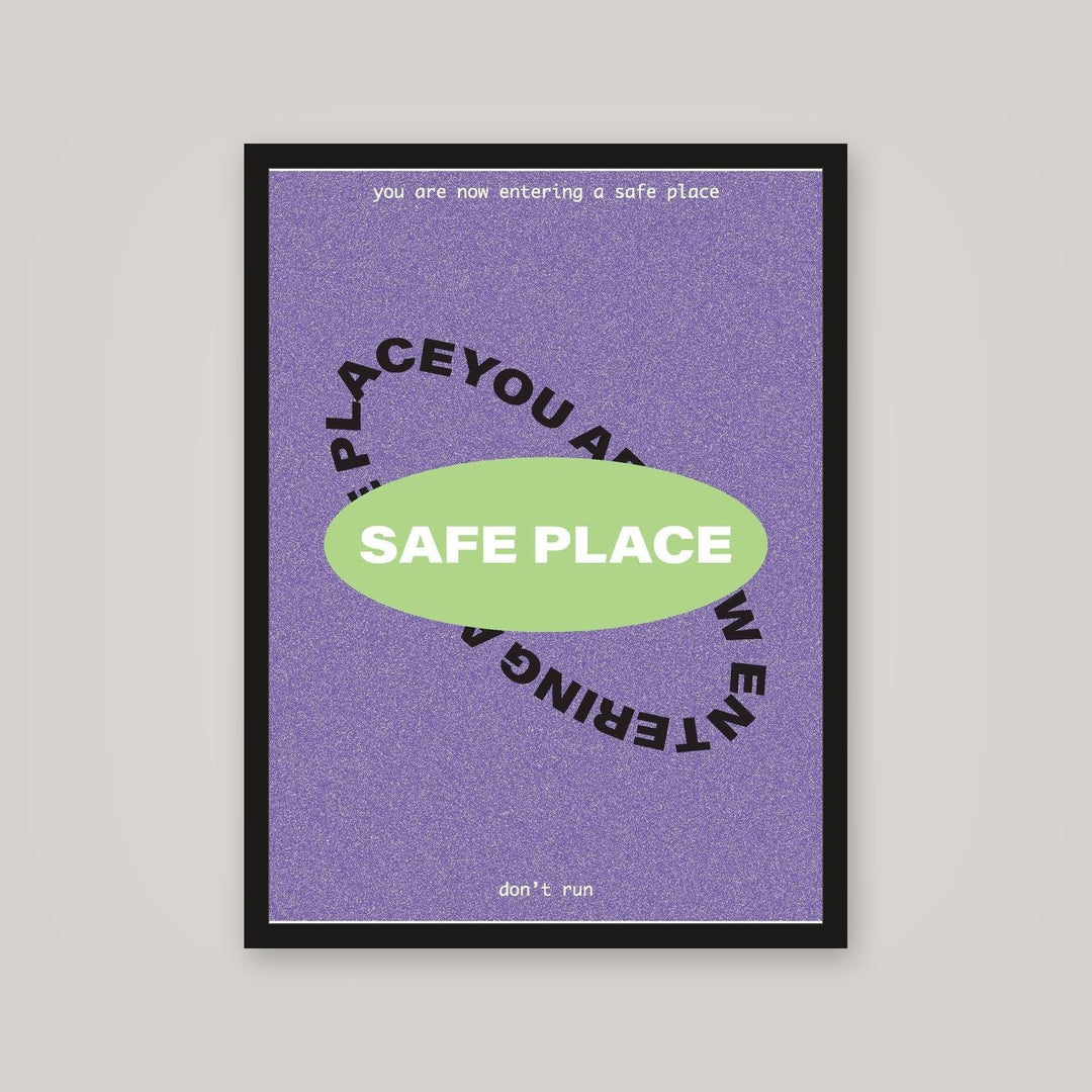 [auto-mockup] SAFE PLACE POSTER - 18 x 24 in