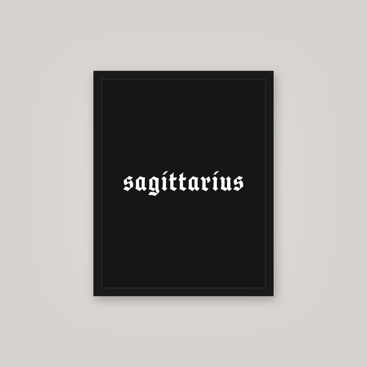 [auto-mockup] SAGITTARIUS POSTER IN MULTIPLE COLORS - 16x 20in.