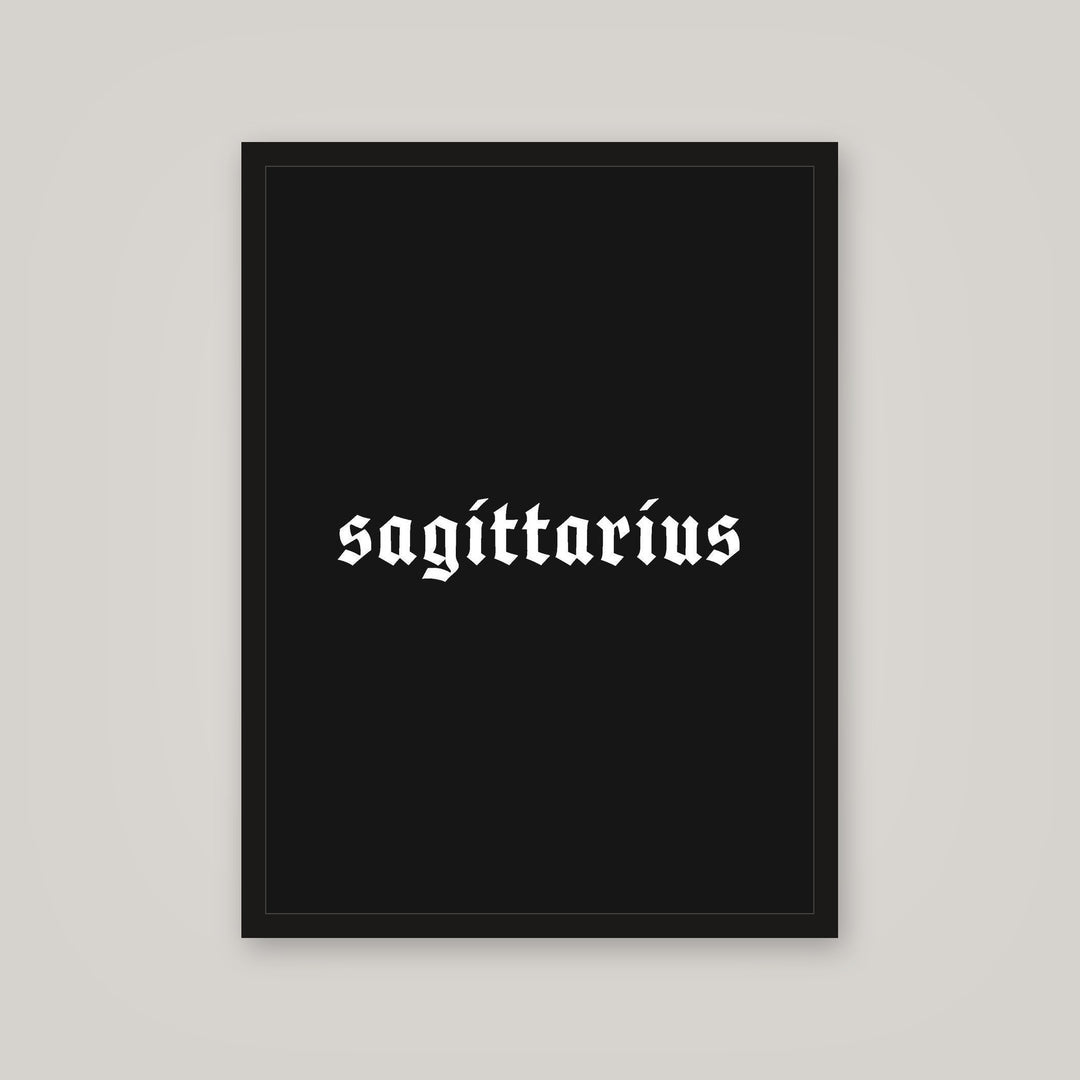 [auto-mockup] SAGITTARIUS POSTER IN MULTIPLE COLORS - 18 x 24in.