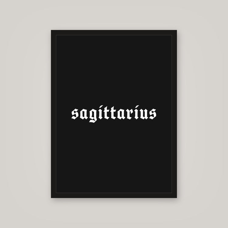 [auto-mockup] SAGITTARIUS POSTER IN MULTIPLE COLORS - 18 x 24in.