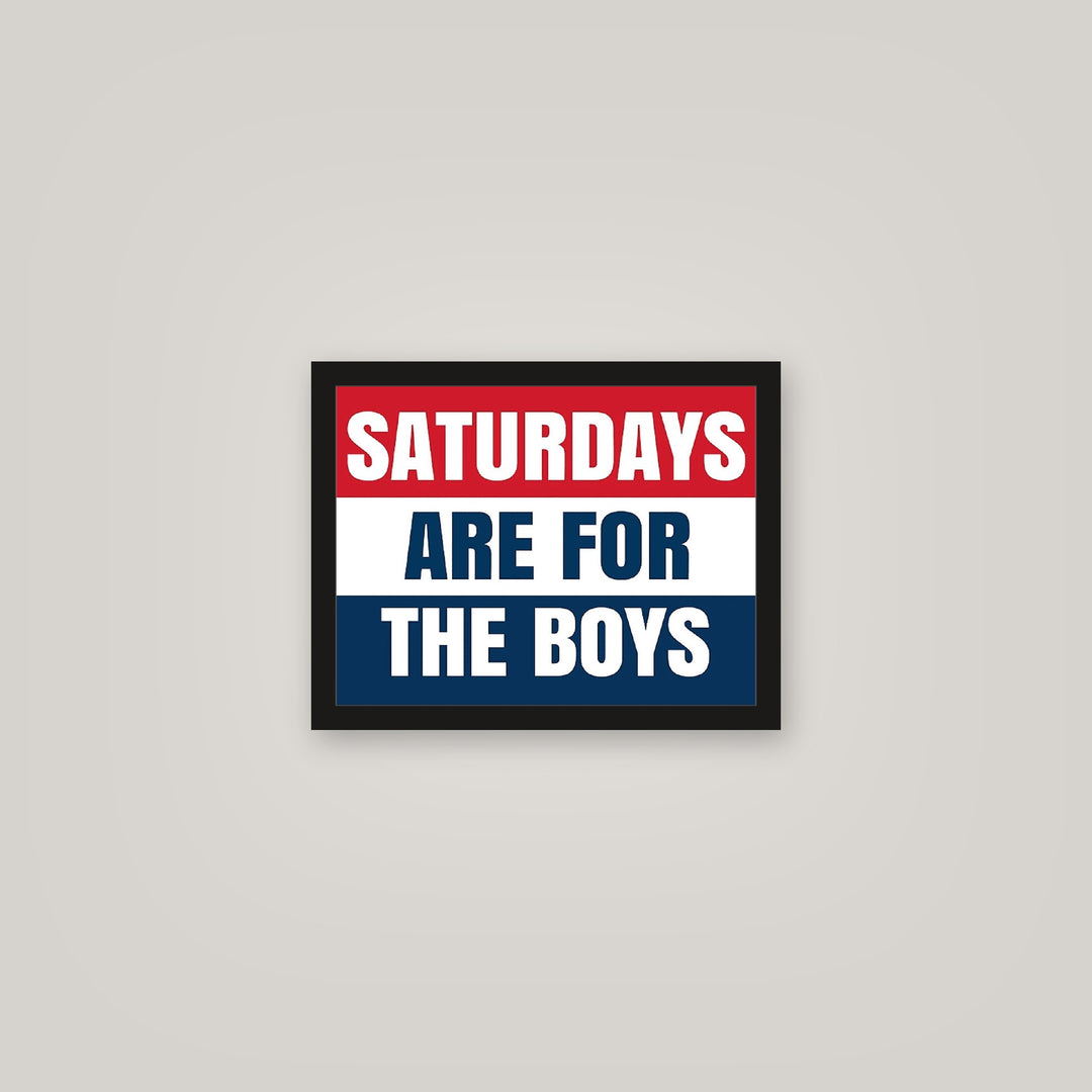 [auto-mockup] SATURDAYS POSTER - 11 x 14in.