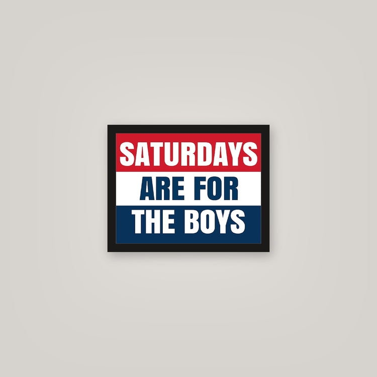 [auto-mockup] SATURDAYS POSTER - 11 x 14in.