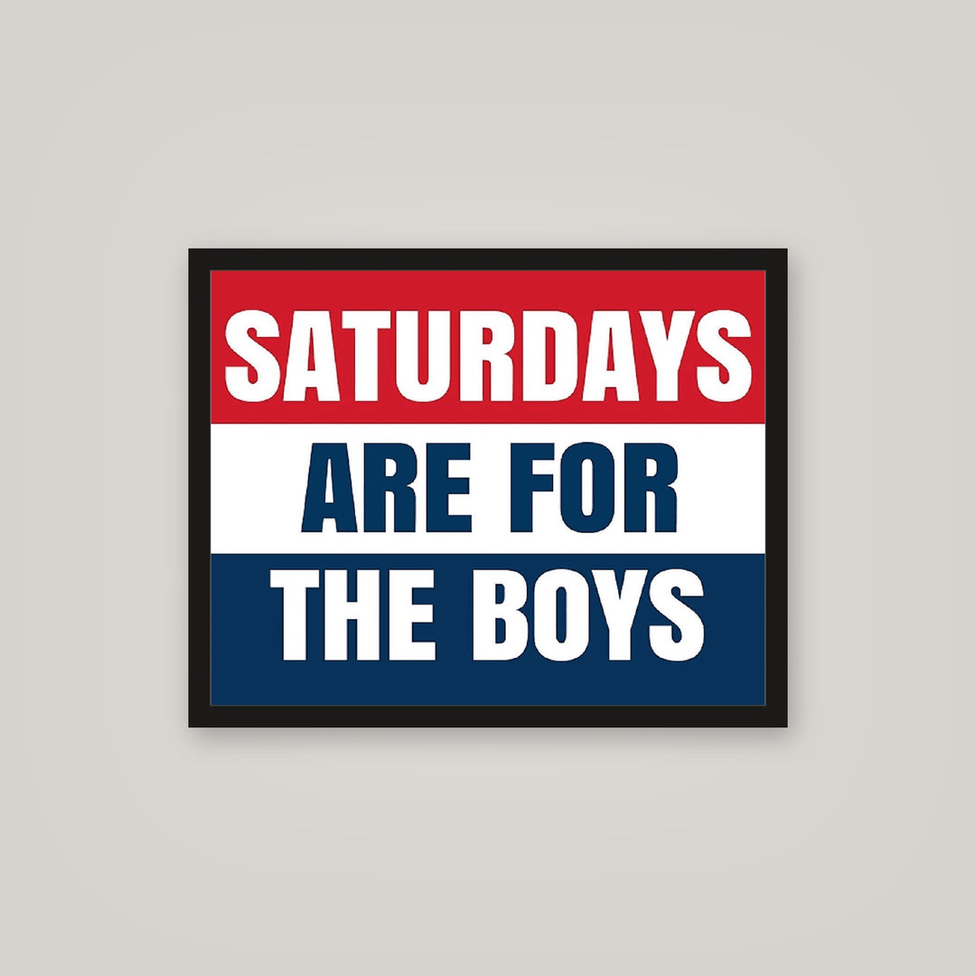 [auto-mockup] SATURDAYS POSTER - 16 x 20in.