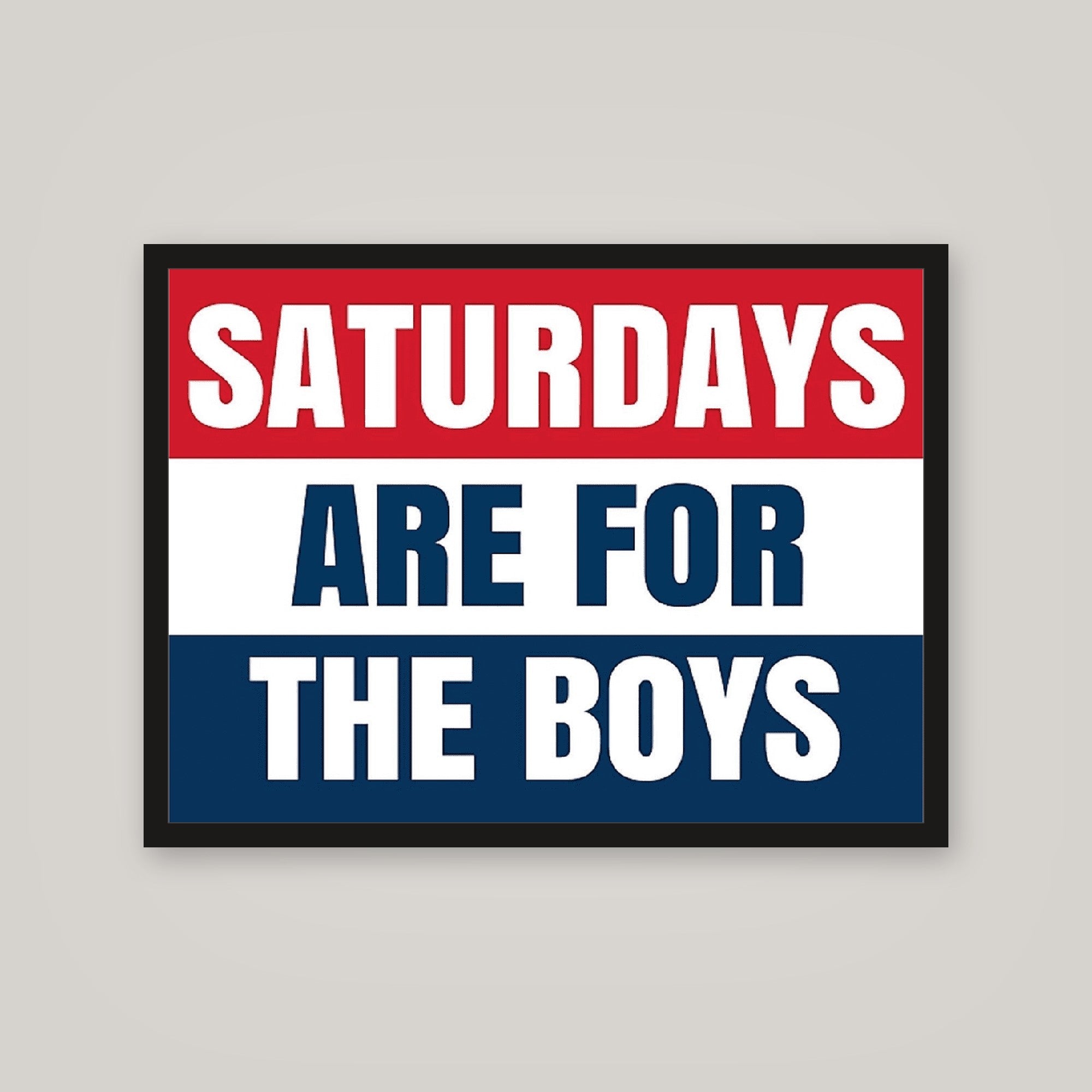 [auto-mockup] SATURDAYS POSTER - 18 x 24in.