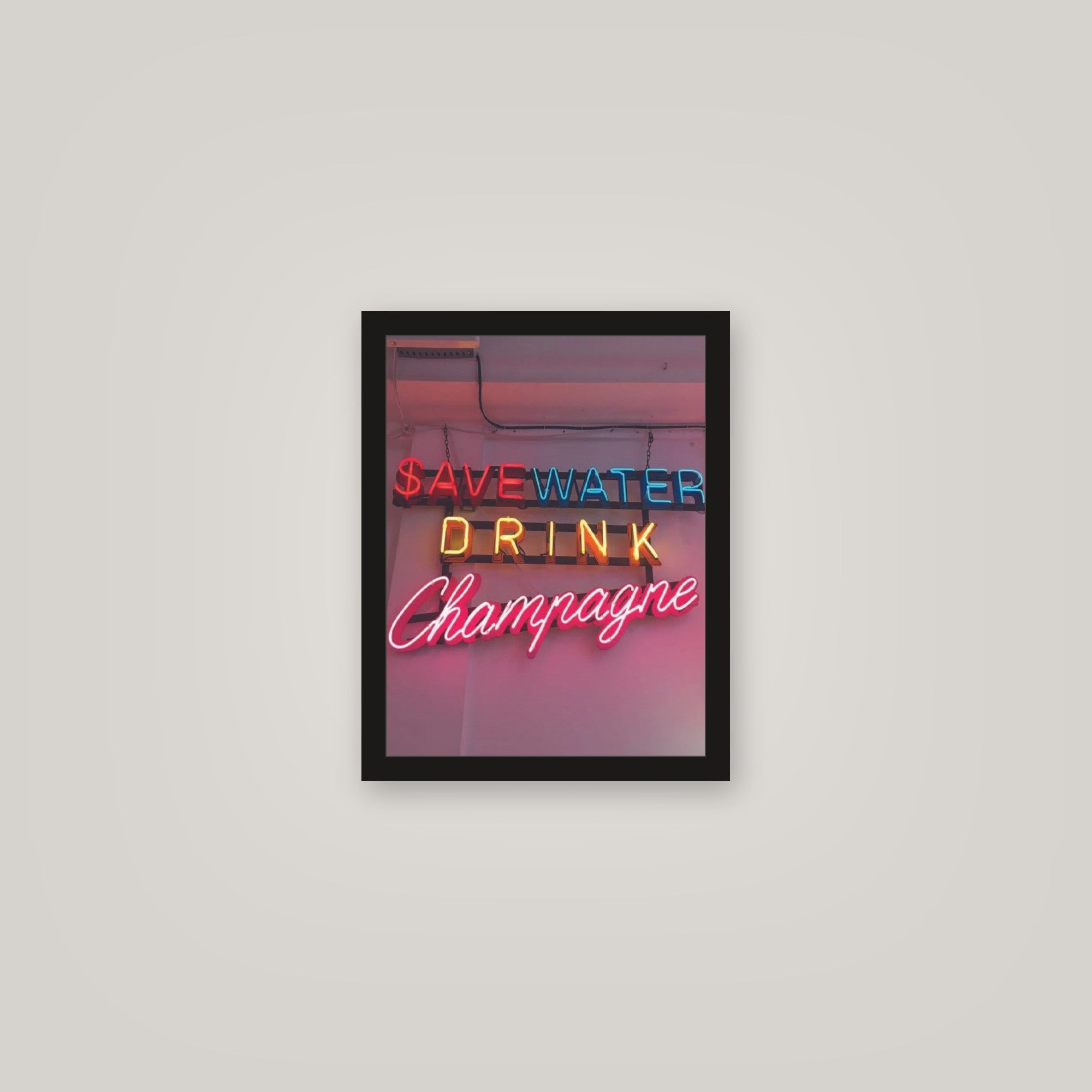 [auto-mockup] SAVE AND DRINK POSTER - 11 x 14in.
