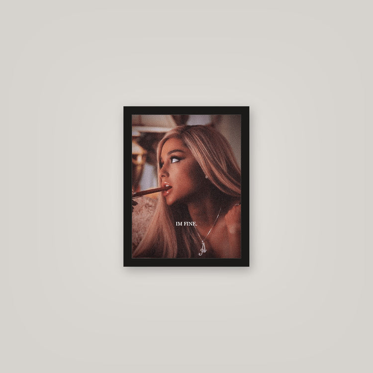 [auto-mockup] SHE'S FINE POSTER - 11 x 14in.