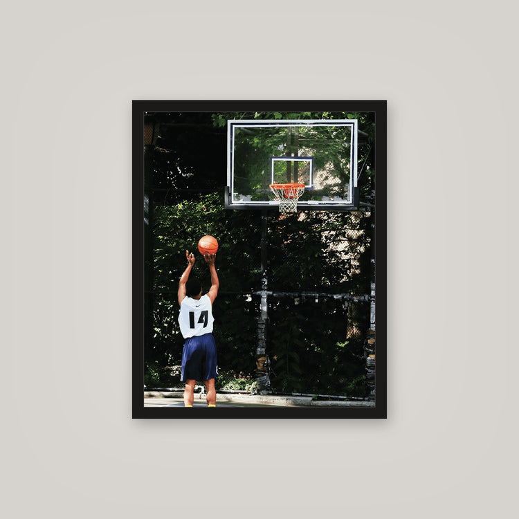 [auto-mockup] SHOOTING HOOPS POSTER - 16 x 20in.