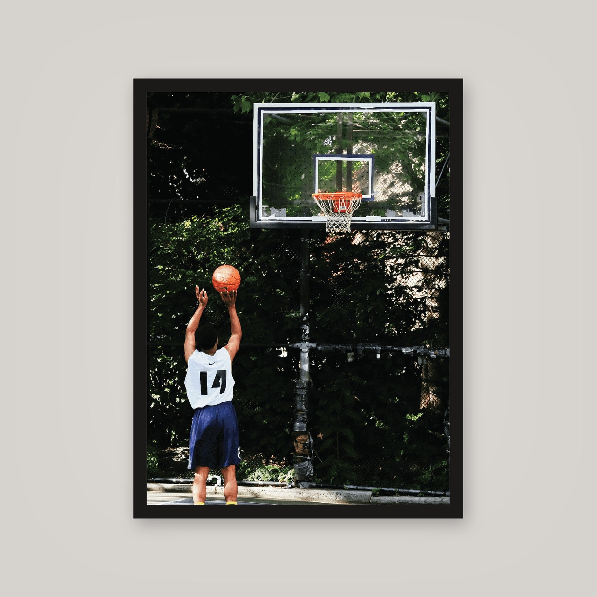 [auto-mockup] SHOOTING HOOPS POSTER - 18 x 24in.